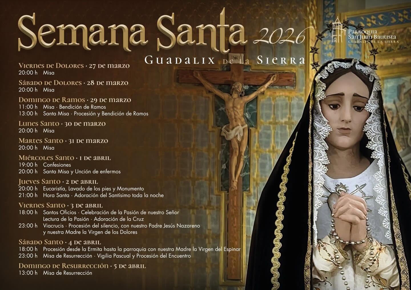 Semana Santa en Guadalix de la Sierra 2026 Guadalix de la Sierra